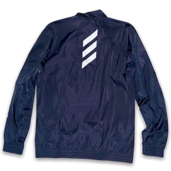 Adidas Vintage NWT Rare Fav Top Woven Nylon Jacket Black Small - Picture 7 of 7